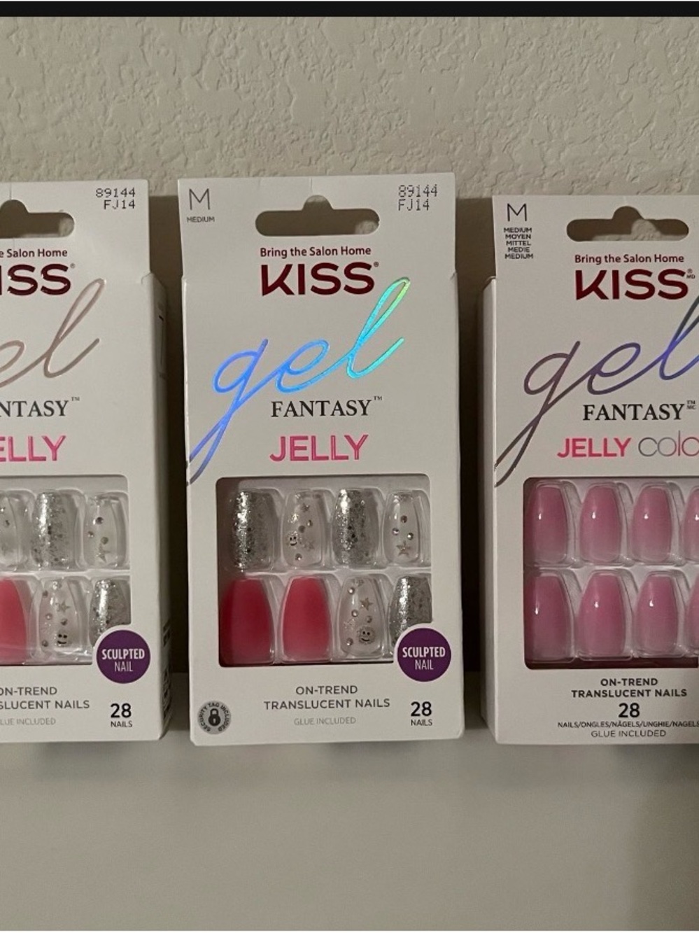 Kiss press on nails with glue included Bundle